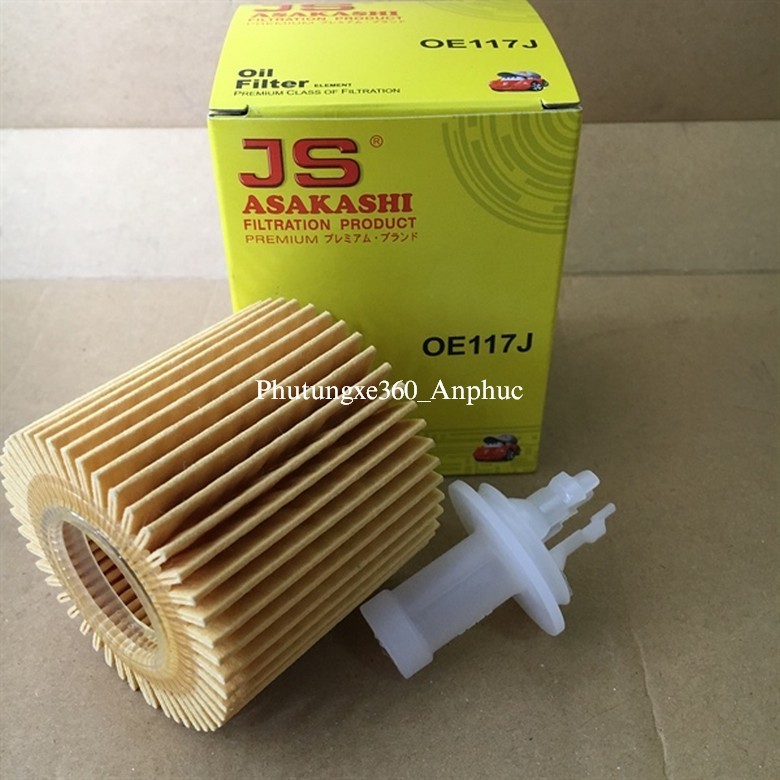 กรองน้ํามันเครื่องสําหรับ Toyota Yaris, RAV4, Prius, Wish, Avensis...รหัส OE117J /04152-37010, 04152