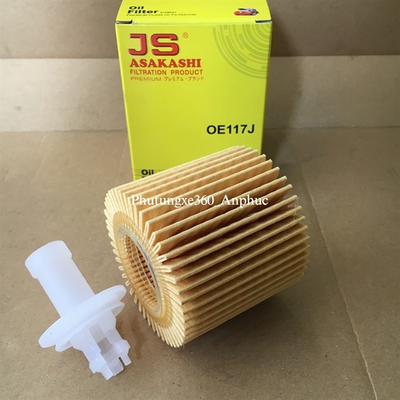 กรองน้ํามันเครื่องสําหรับ Toyota Corolla 2008-2014, Altis 2010-2024 รหัส: OE117J /04152-37010, 04152