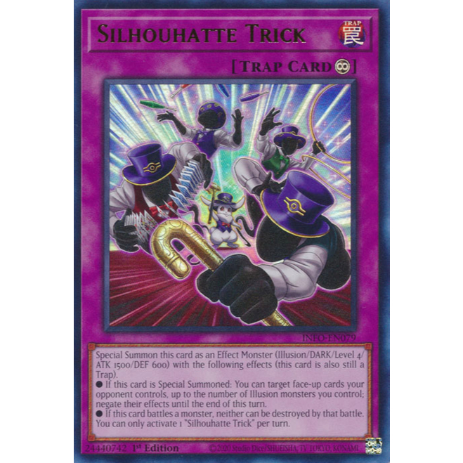 การ์ด Yugioh ของแท้ Silhouhatte Trick MP25-EN399 การ์ด x1 ทั่วไป