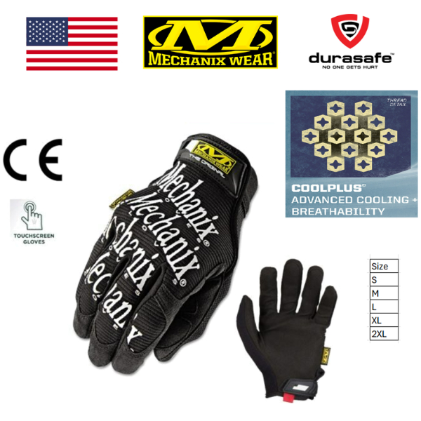 MECHANIX MG-05 Original Glove Black Gloves (ฉบับปรับปรุงใหม่)