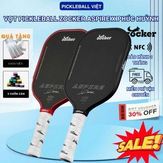 ( GENUINE PRODUCT ) PICKLEBALL ZOCKER ASPIRE x PHUC HUYNH RACKET - USAPA STANDARD SUPER PRODUCT