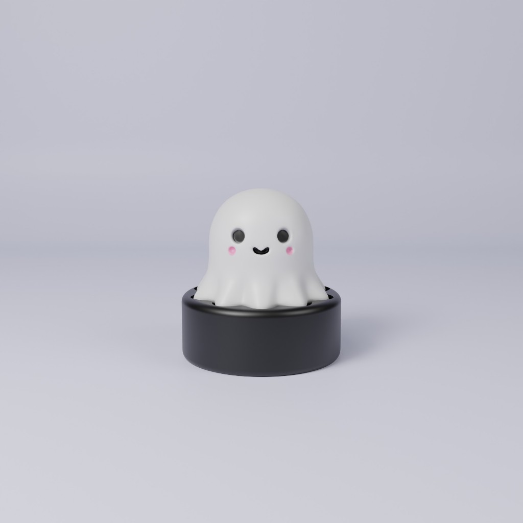 Cute Ghost Fidget Clicker - ของเล่นโต๊ะ - Fidget