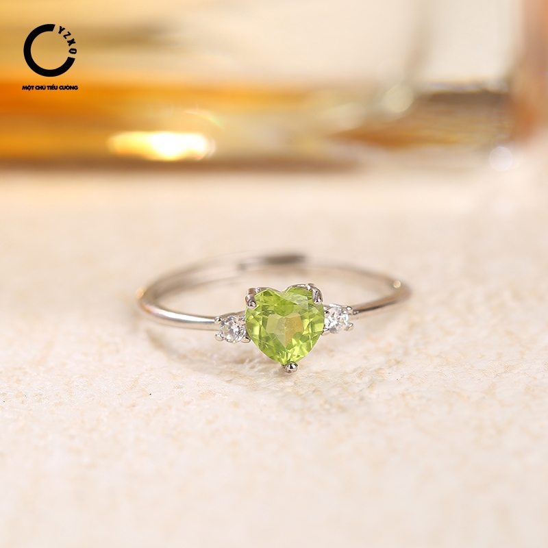YZXQ แหวนเงิน S925 ธรรมชาติ - ทางเลือกโรแมนติก - รหัส J4SJ