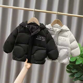 เสื้อแจ็คเก็ตผ้าพัฟเกอร์ผ้าฝ้ายให้ความอบอุ่นเบาพิเศษสําหรับเ…