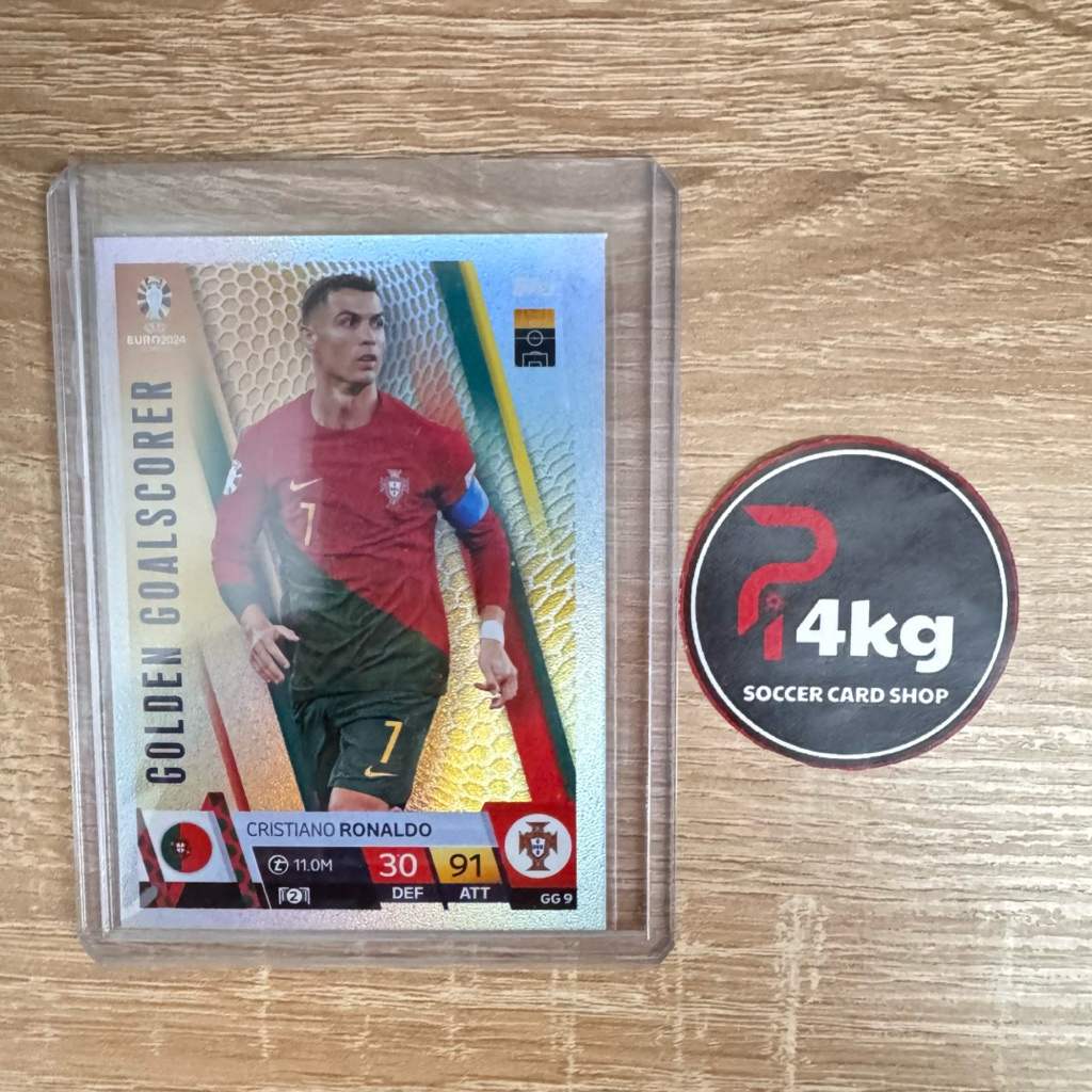 Cristiano Ronaldo Golden Goalscorer Topps Match Attax UEFA Euro 2024 การ์ดฟุตบอล