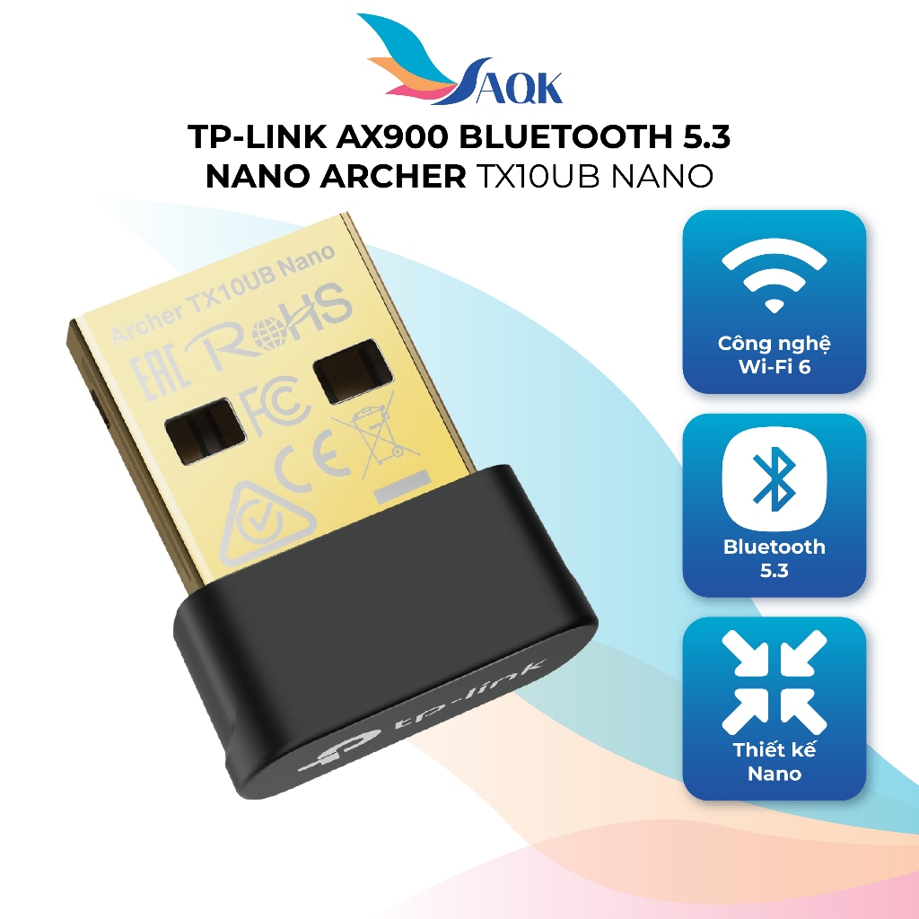 USB Wifi 6 TP-Link AX900 Bluetooth 5.3 Nano Archer TX10UB Nano - สินค้าของแท้