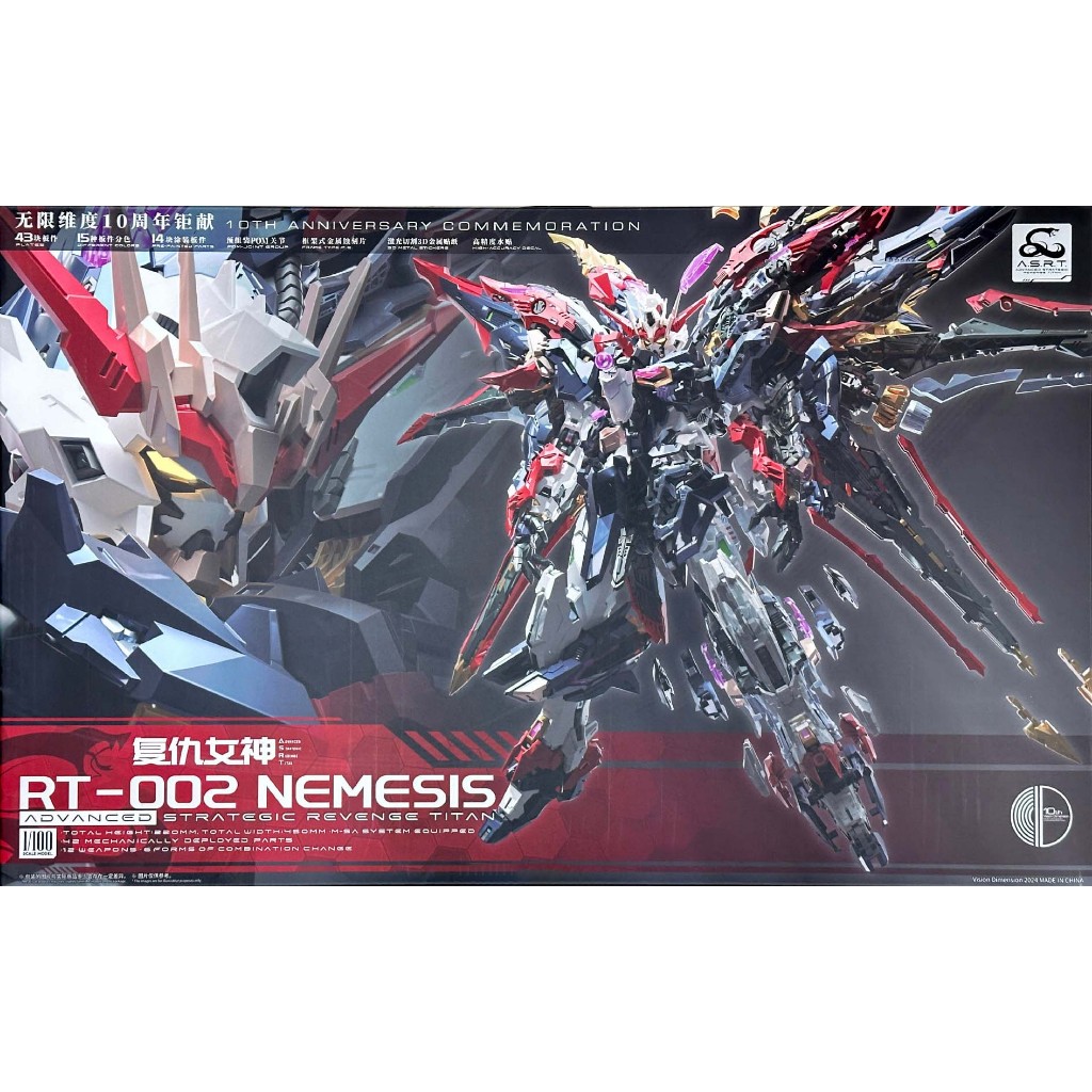 ประกอบโมเดล 1/100 NEMESIS RT-002 - Infinite Dimension (รวมฐาน + รูปลอกน้ํา)