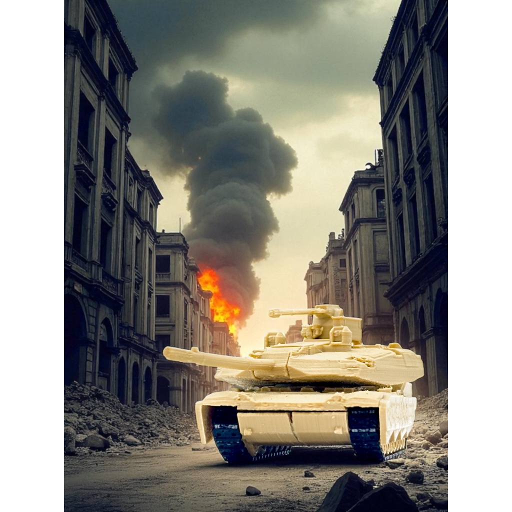 [Tiny Armored] - [1:100 scale] - โมเดลรถถัง Abram X War Thunder