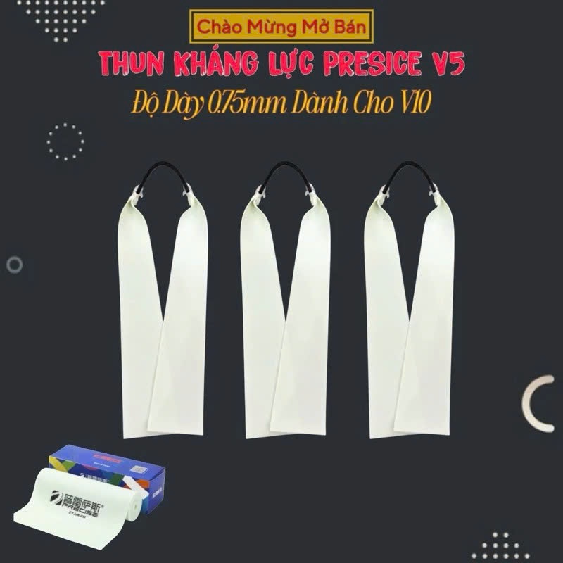 Presice V5 ยางยืดต้านทาน 0.85 มม. หนาสําหรับ V.10 - V.44