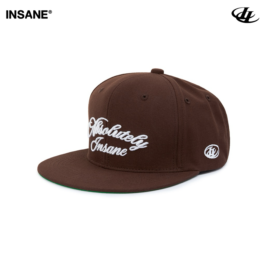 InsaneClOLUTELY INSANE หมวก Snapback 9FIFTY SNAPBAKC รูปแบบ 9FIFTY Unisex ผ้าใบหนา