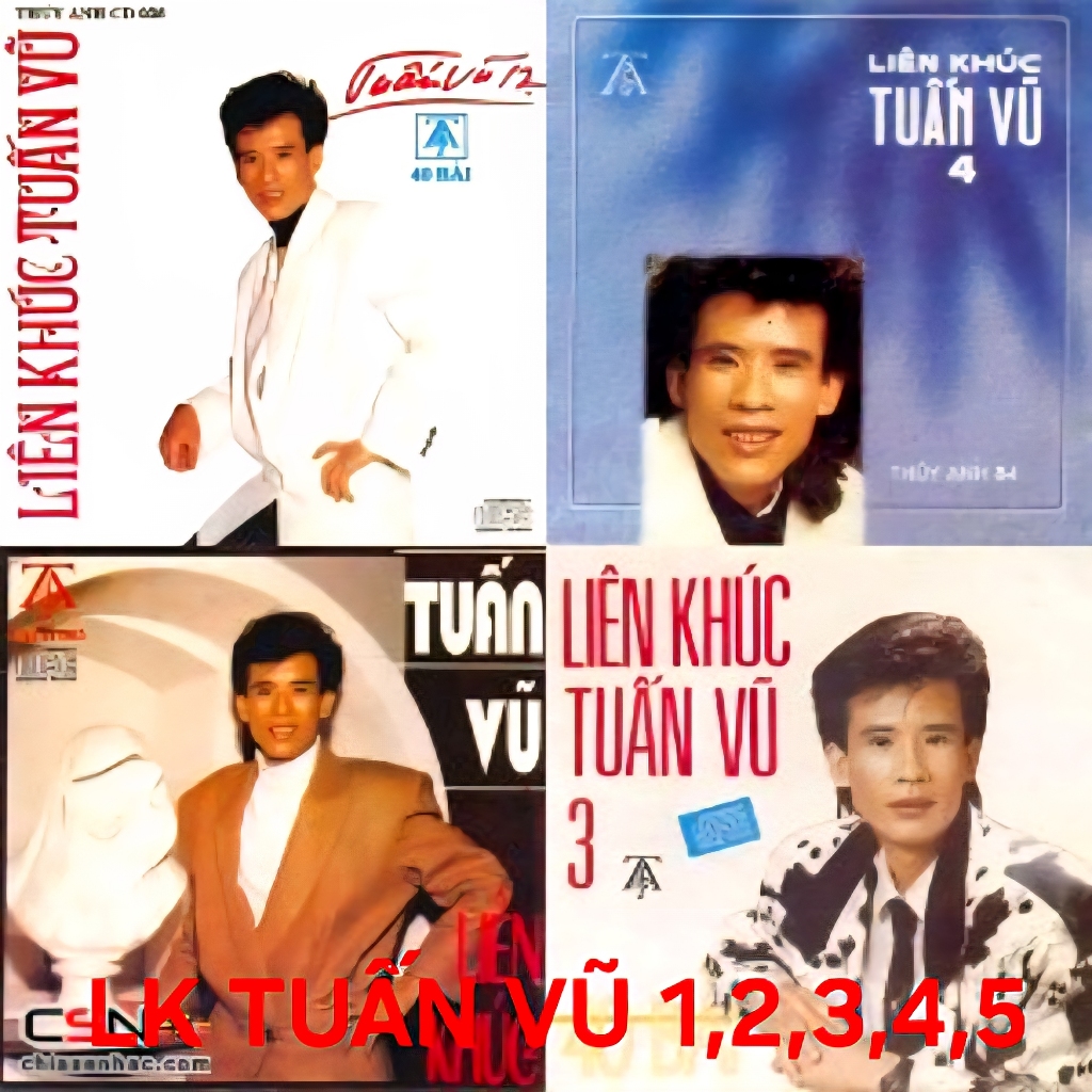ชุด 5CD ของ TUAN VU CONTACT 1,2,3,4,5 ทําให้ความต้านทานและ SUCCESS OF THE MASTER TUAN VU. เพลงซีแอลซ