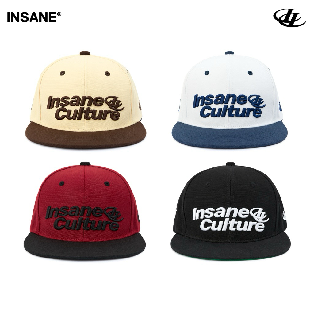 InsaneCl BASIC 9FIFTY SNAPBACK รูปแบบ 9FIFTY หมวก Snapback Unisex ผ้าใบหนา