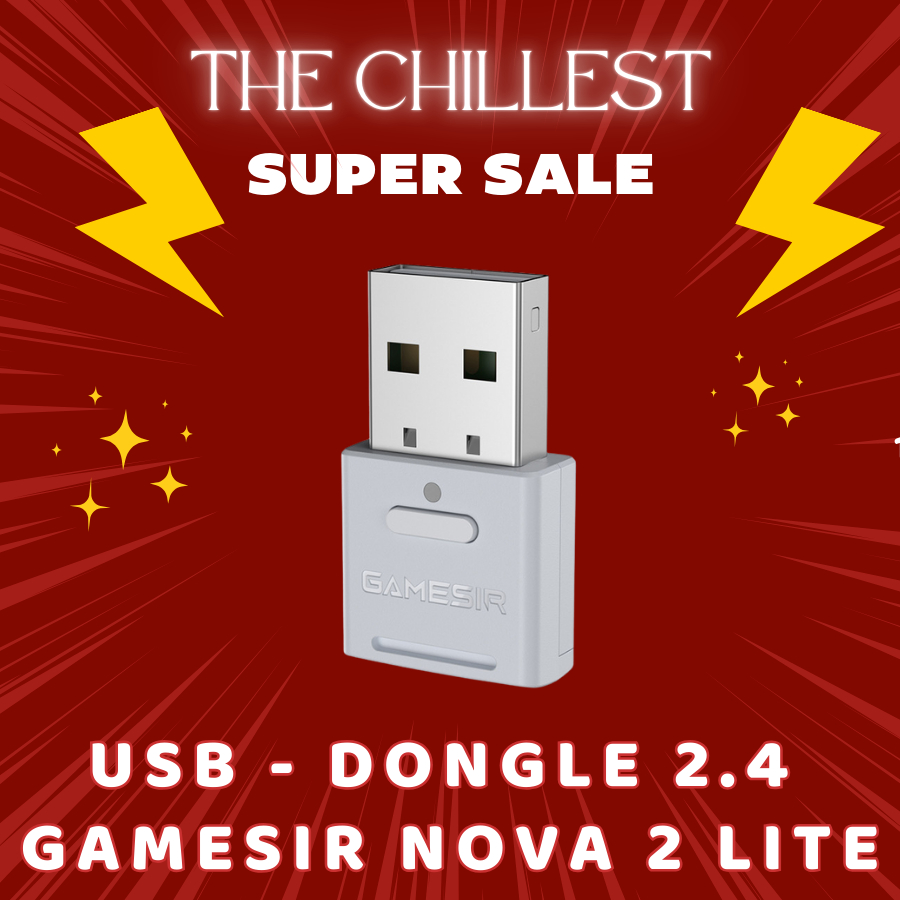 USB - ตัวรับสัญญาณสําหรับ Gamesir Nova 2 Lite | อุปกรณ์เสริมเกมแพดไร้สาย