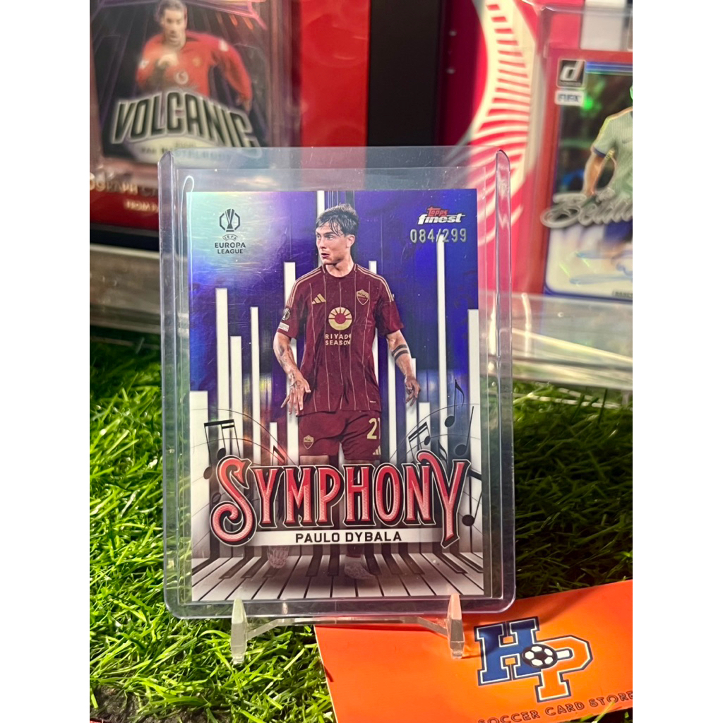 Paulo Dybala /299 Symphony Topps Finest UCL 2024/25 การ์ดฟุตบอล