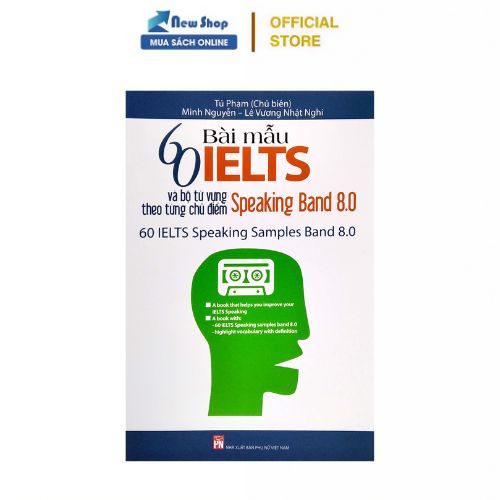 หนังสือ - 60 Ielts ตัวอย่างทดสอบและคําศัพท์ชุดสําหรับแต่ละข้อ - Speaking Band 8.0 - PNU