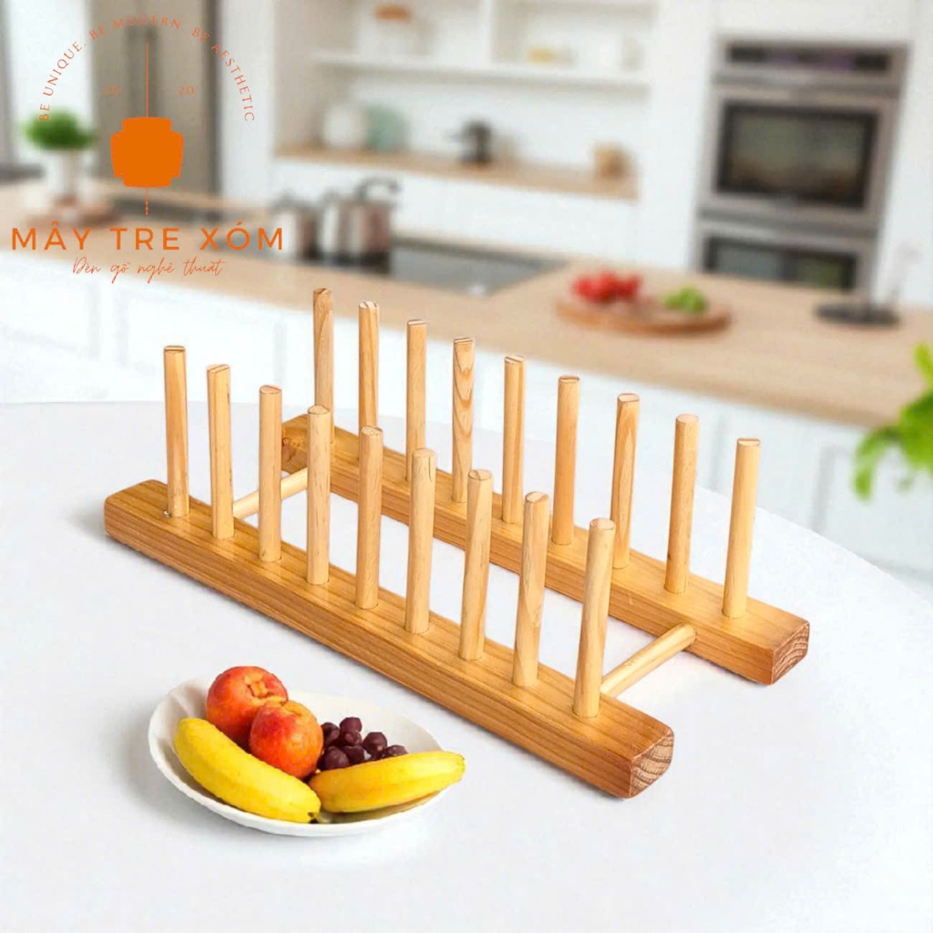 จาน SHELF, จาน DISPLAY RACK, WOODEN KITCHEN SHELF