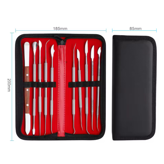 Wax Caver Dental Wax Trimmer Set - ชุด 10 ชิ้น