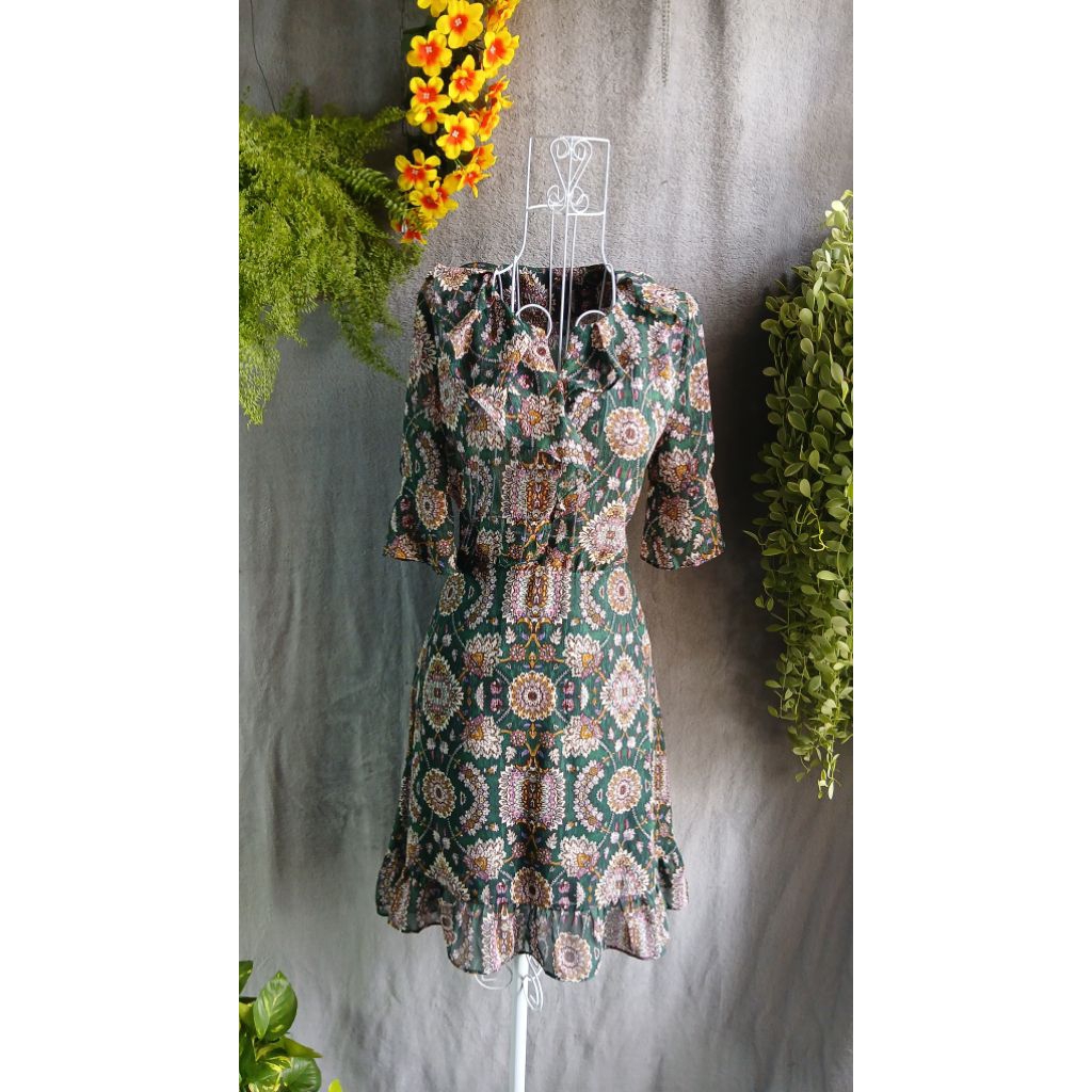 DOUBLE-LAYER CHALLENGE DRESS – | เบรสต์ 88 | EO 68 | ยาว 90ซม. | ไซส์ M | ราคา ราคา