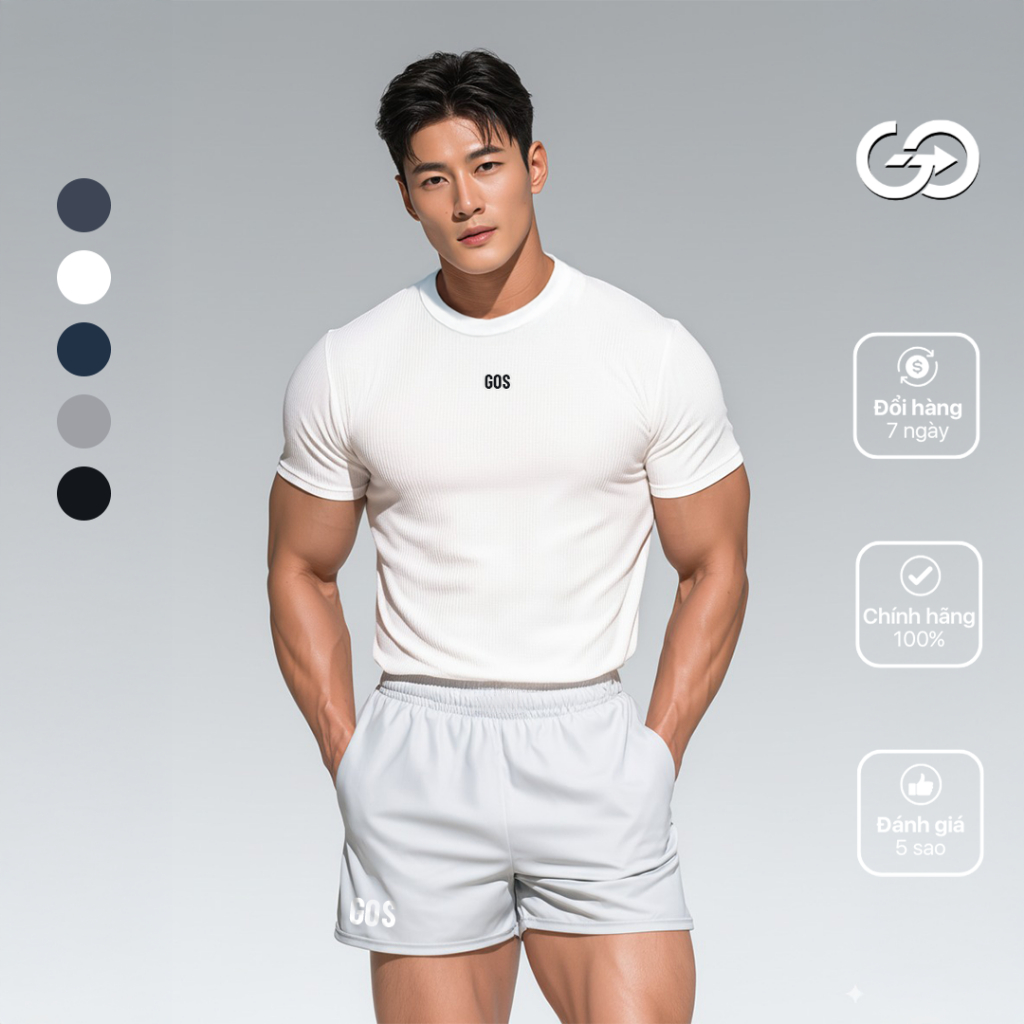 เสื้อยืดกีฬา GOS Cleanfit S22