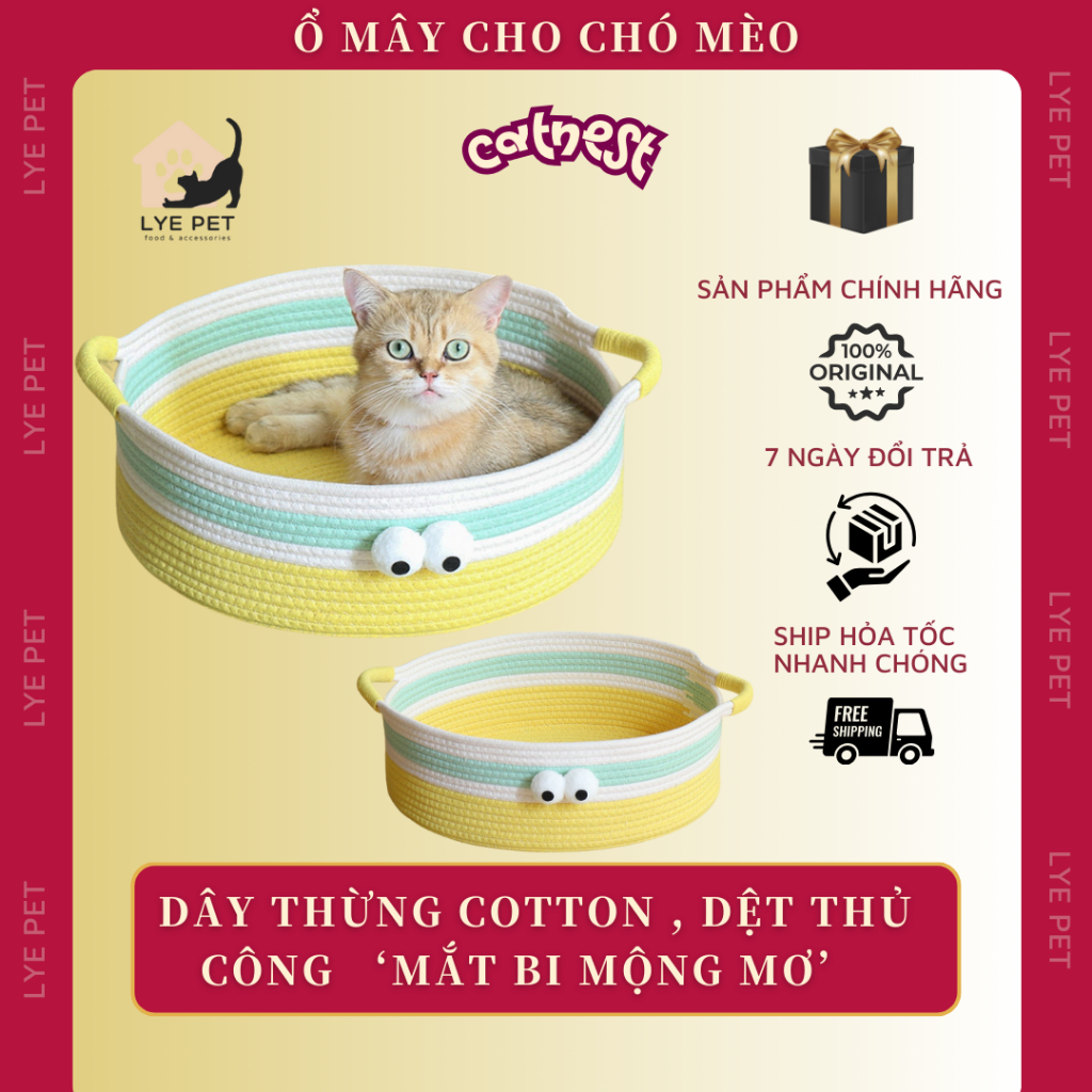 รังหวาย ที่นอนสําหรับสัตว์เลี้ยง CatNest - Lye Petshop