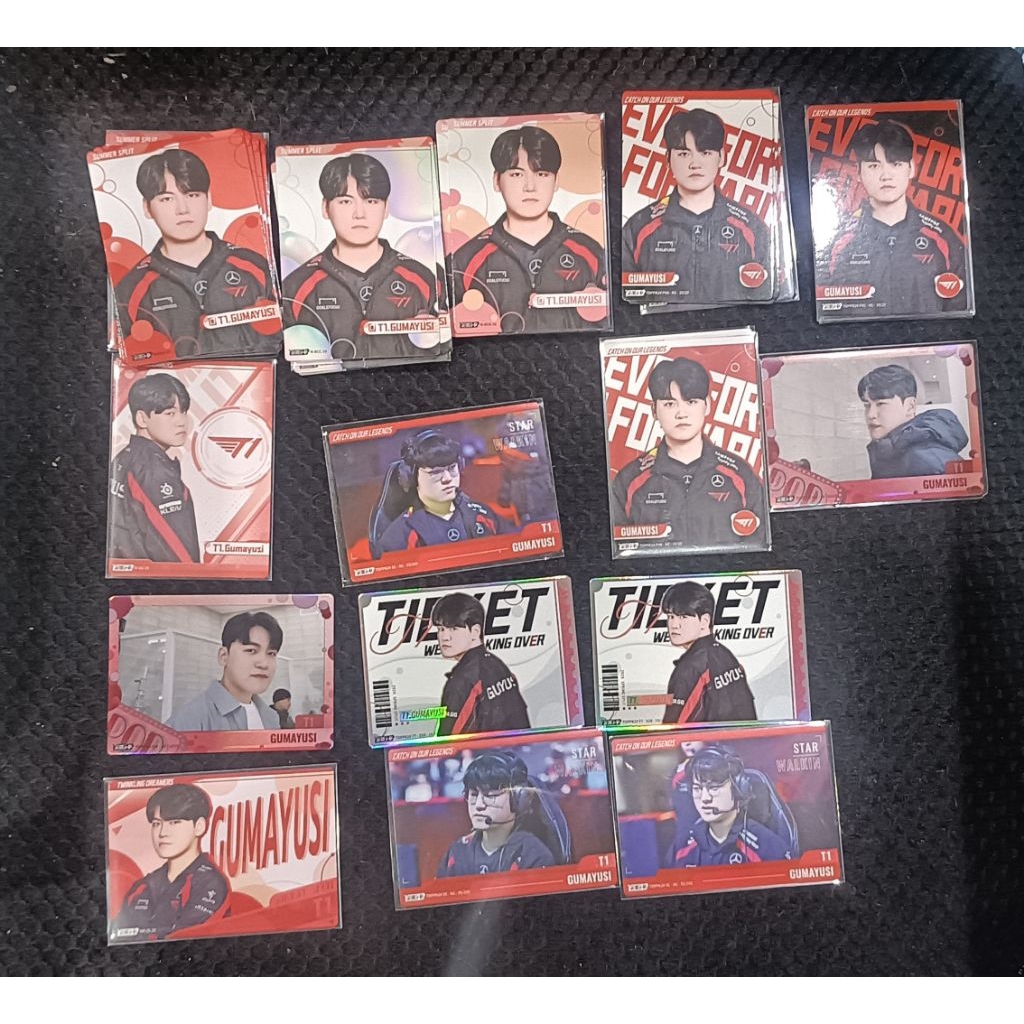 Gumayusi photocard buffun lck t1 สินค้าแท้ NC sr SSR อย่างเป็นทางการ