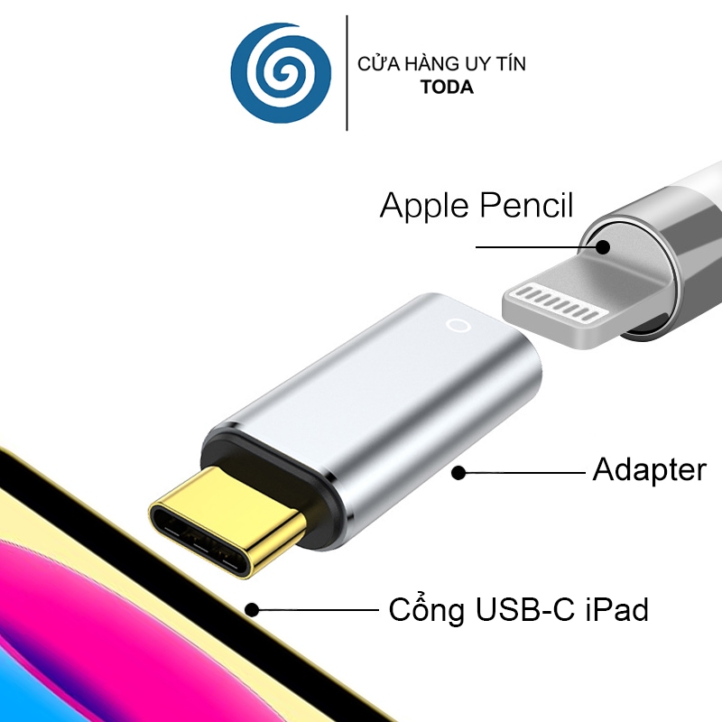 อะแดปเตอร์ชาร์จ USB C สําหรับ Apple Pencil 1