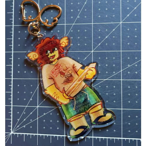 SHEDLETSKY 1x1x1x1 FORSAKEN พวงกุญแจอะคริลิค roblox 4 นิ้ว