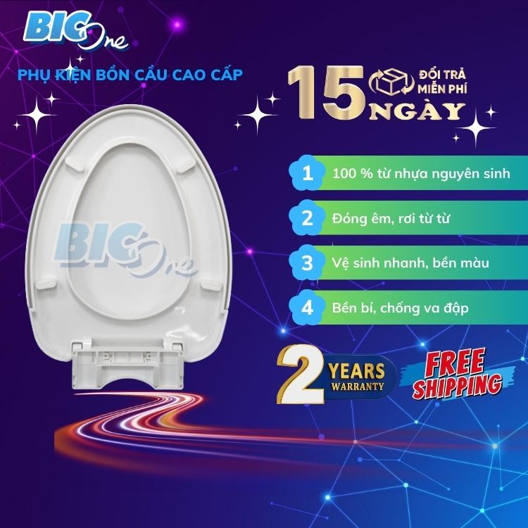SMOOTH FALLING TOILET LID TB9 – PERFECT REPLACEMENT, DURABLE QUALITY! มั่นใจได้ว่าจะซื้อ24เดือน