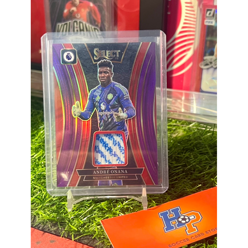 Andre Onana Football Card Shirt Piece 01/49 Panini Select 2024/25