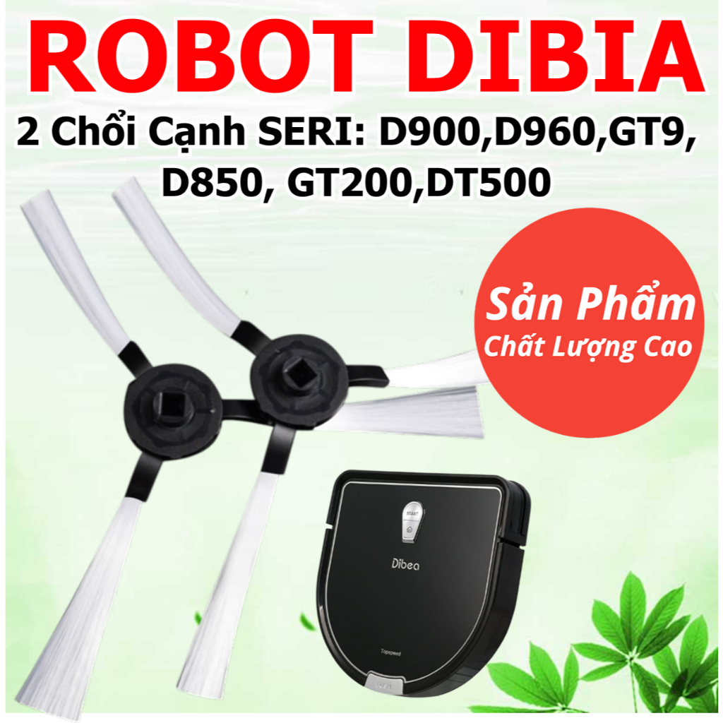 Dibea 900 D960 GT9 D850 GT200 DT500 ZN808/909/T710/R710 เครื่องดูดฝุ่นหุ่นยนต์แปรงมุมเปลี่ยนอุปกรณ์ท