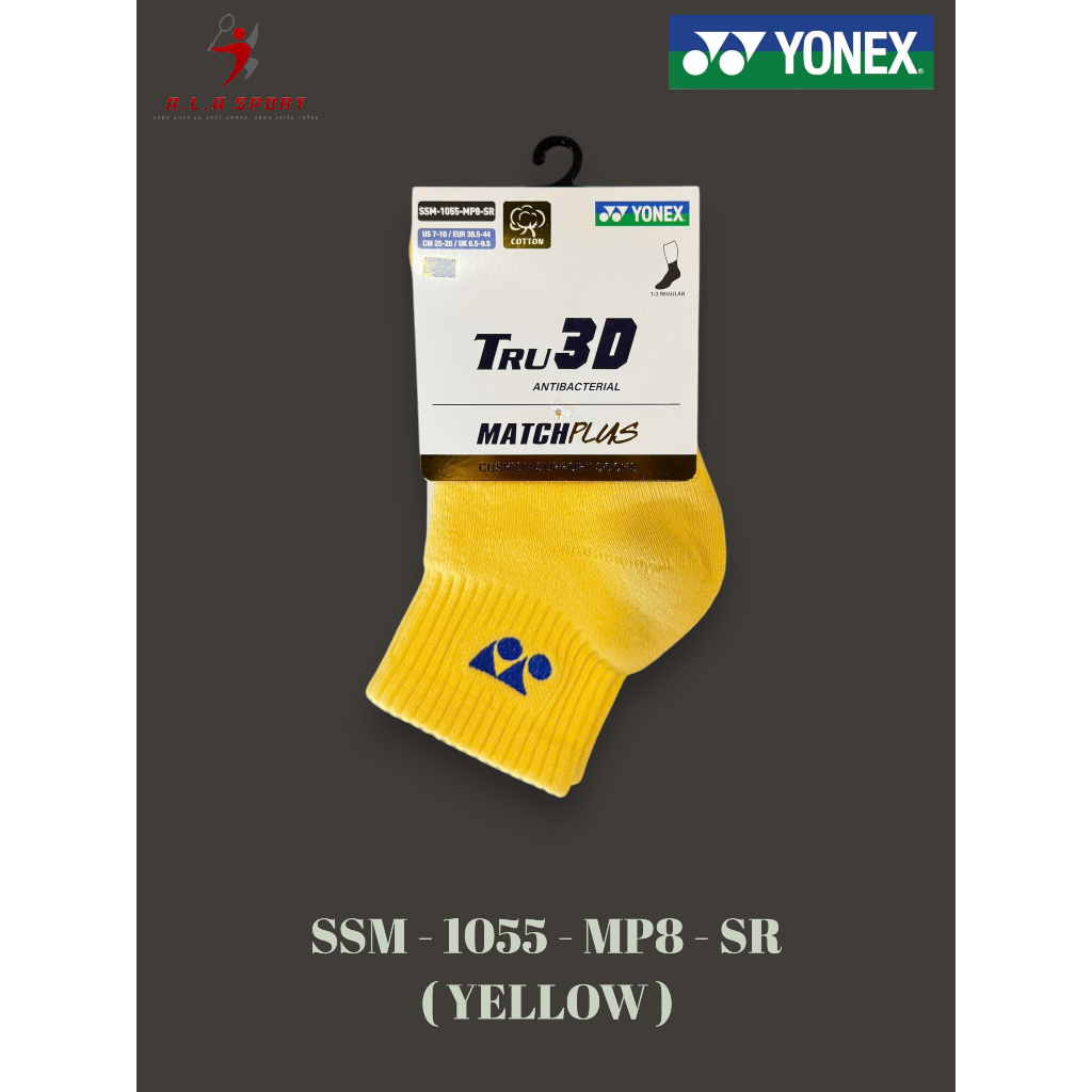 ถุงเท้า Yonex ของแท้ ถุงเท้า Yonex MATCH PLUS 8 ถุงเท้ากีฬา