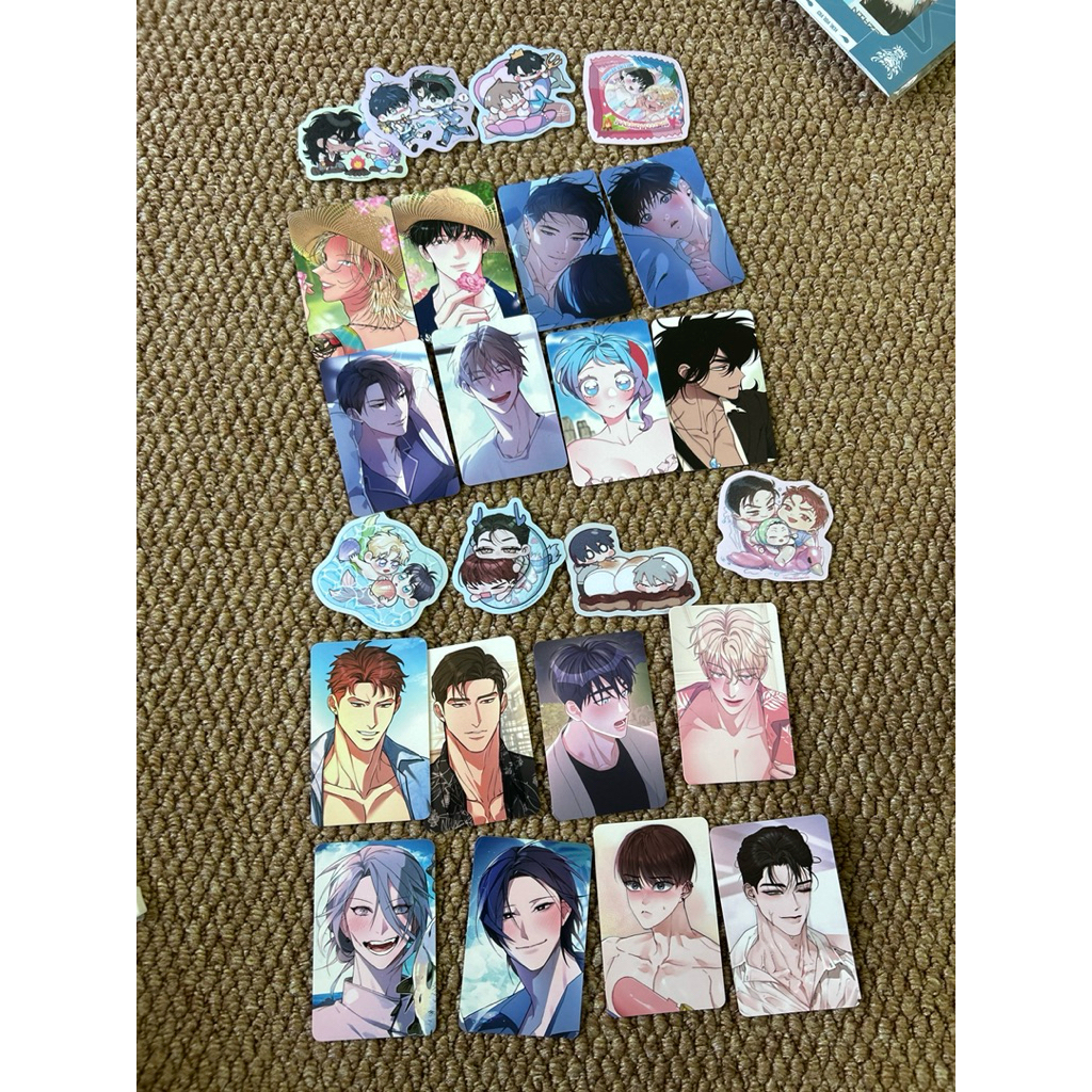 [AVAILABLE] ชุดการ์ดฤดูร้อน MRBLUE 4 ชิ้น