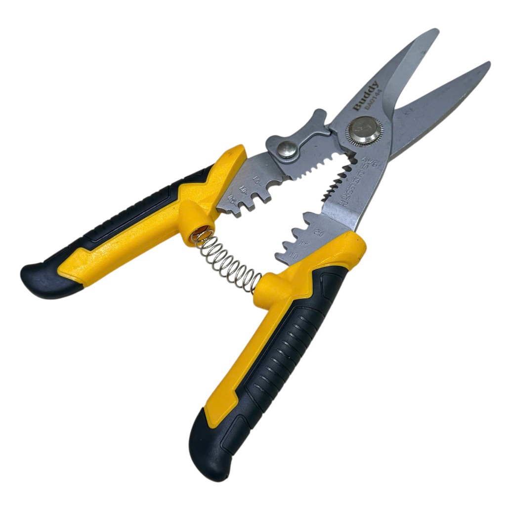 Buddy BA0144 8inch/200mm 3-in-1 เครื่องตัดลวดอเนกประสงค์ระดับพรีเมียม (เครื่องตัดสายไฟ-เครื่องตัดสาย