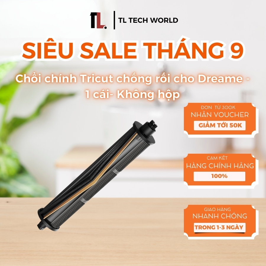 Tricut Dreame Main Brush for Robot Vacuum Cleaner - ผมตัดเอง กันพันกัน - สินค้าพรีเมี่ยม 100% - TL T