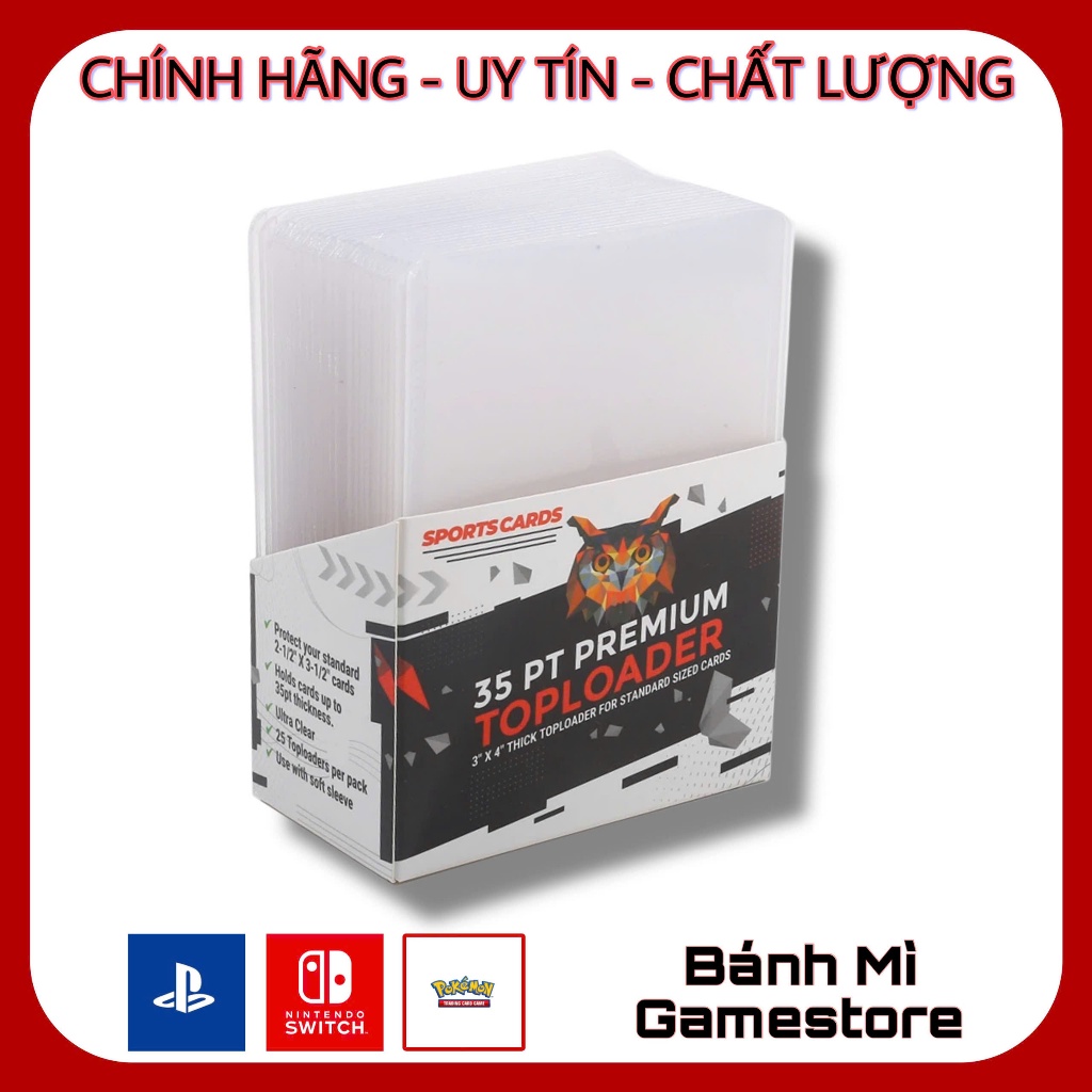 Toploaders Sports Cards Premium 3x4 นิ้ว (A7) สําหรับเกม TCG - Pokemon/Yugioh/One Piece