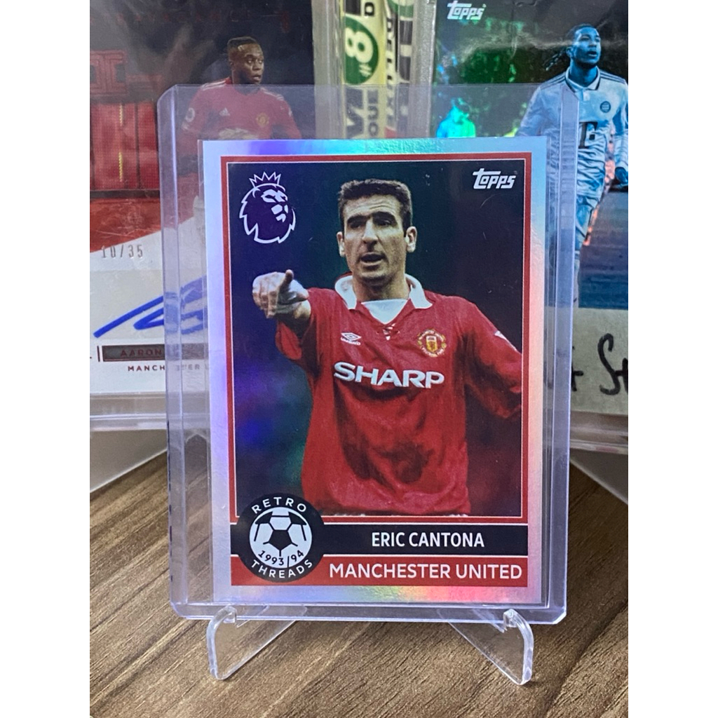 [HARD CARD] Eric Cantona Topps Premier League 2026 Manchester United RETRO THREADS 93/94 384 การ์ดผู