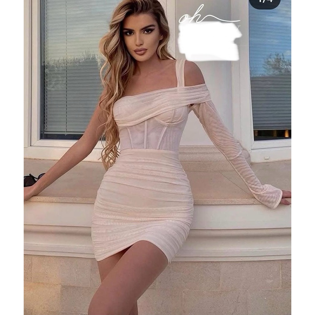 Pass oh polly body dress size uk 10 ไซส์ M ดูดี