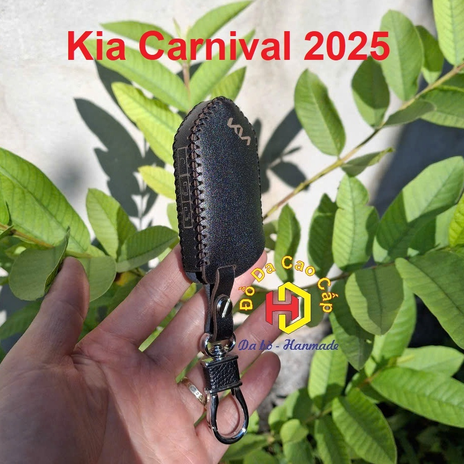 [Carnival] Kia Carninval 2024-25 เคสกุญแจหนังวัวแท้ พร้อมพวงกุญแจฟรี