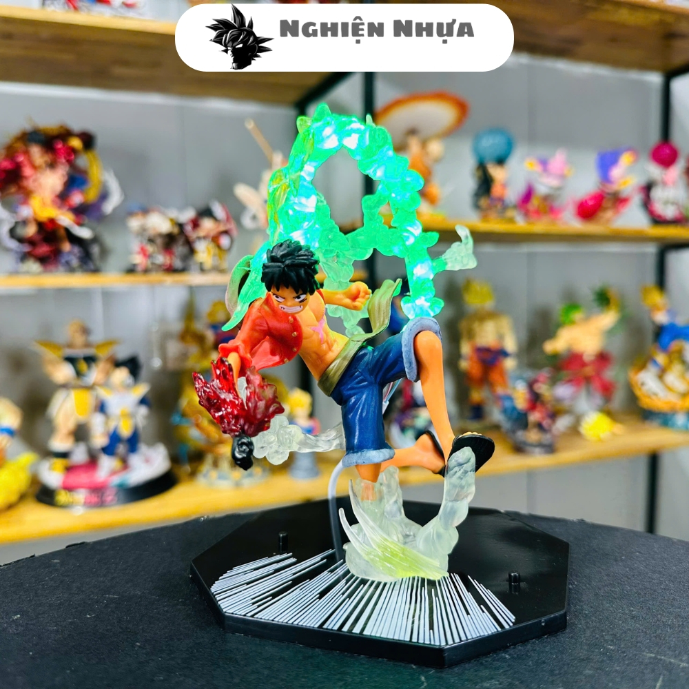 โมเดลลูฟี่ ซันจิ โซโล เอซ สินค้าปกติ ฐานไม่มีตัวอักษร แปรรูป USB led - ชุด Fzero - ONE PIECE - ไม่มี