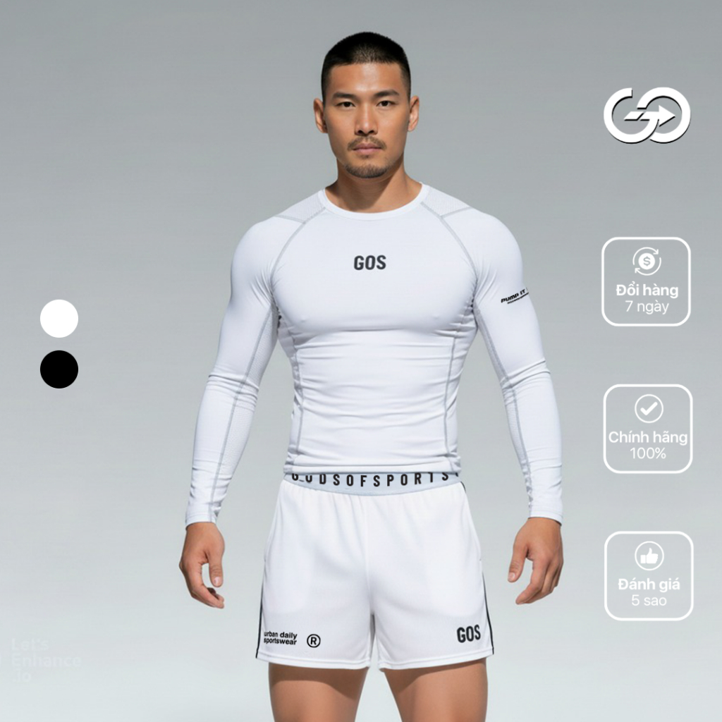 GOS Nexus S19 เสื้อเชิ้ตแขนยาวกีฬา (ทรงสลิม)