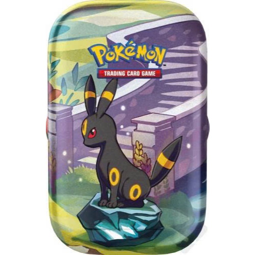 Prismatic Evolutions Mini Tin Umbreon Card Box