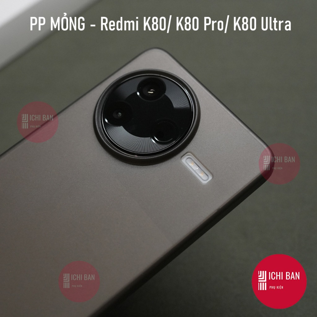Redmi K80/ K80 Pro/ K80 Ultra/ K70 Pro Slim Case พลาสติก PP น้ําหนักเบา ด้านหลังด้านลดลายนิ้วมือและเ