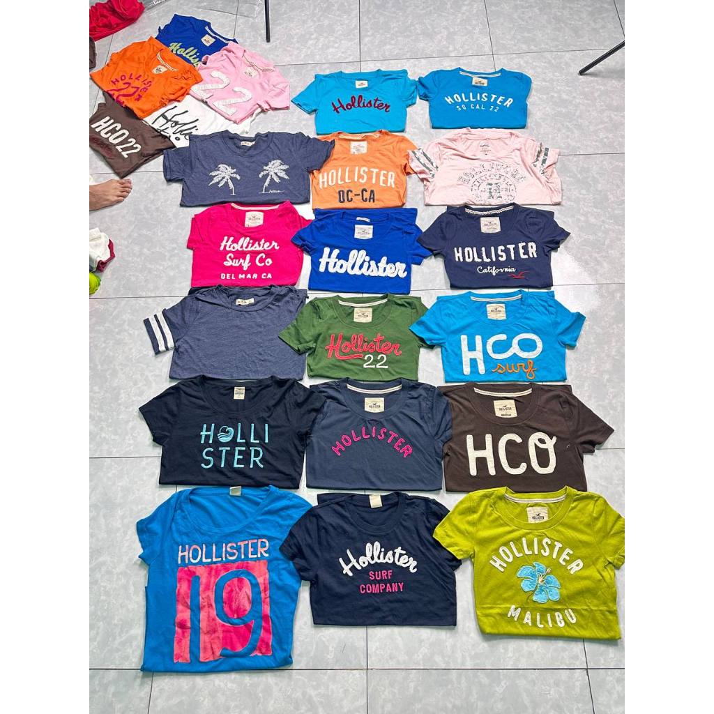 HOLLISTER Holister เสื้อยืดแขนสั้นผู้หญิง