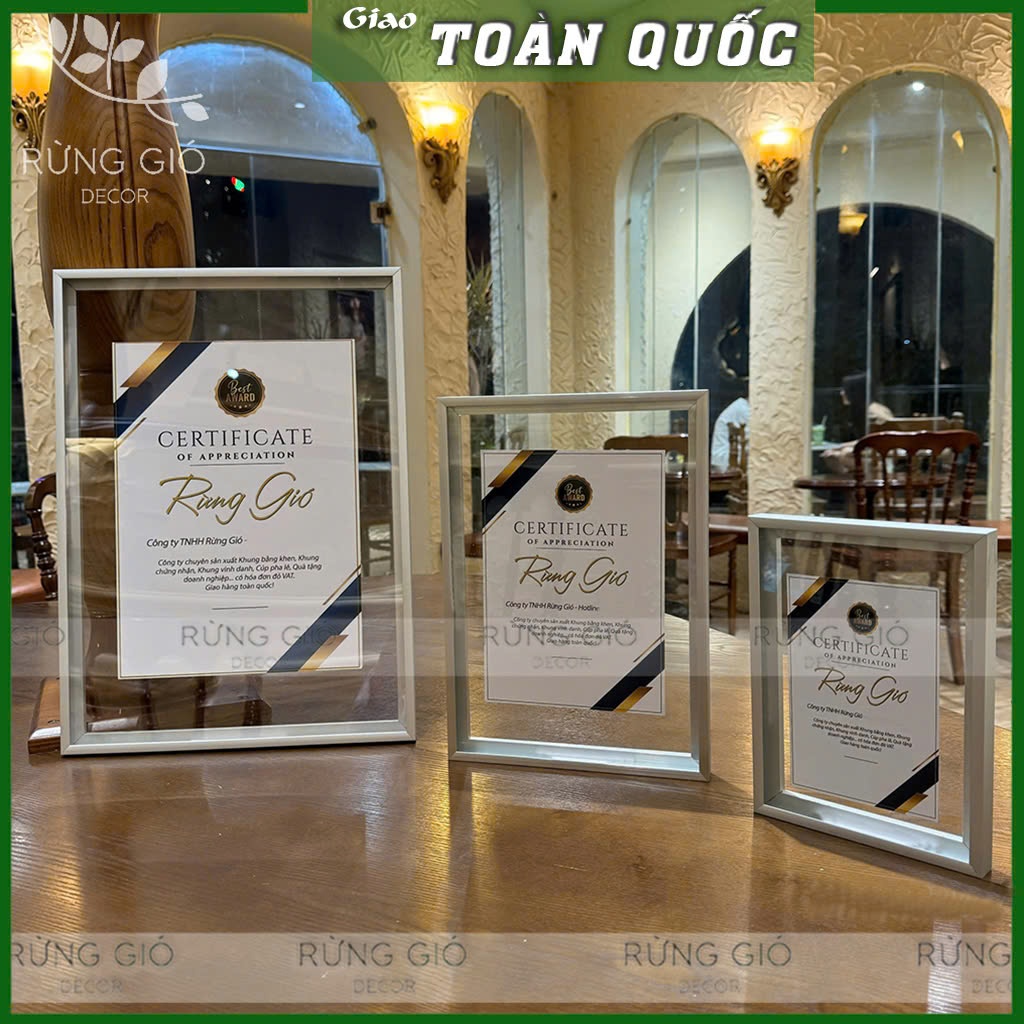 {พร้อมใบแจ้งหนี้สีแดง} อลูมิเนียมอัลลอยด์ TRANSPARENT FRAME (A5, A4, A3 สําหรับภาพถ่ายขนาด: 10x15, 1