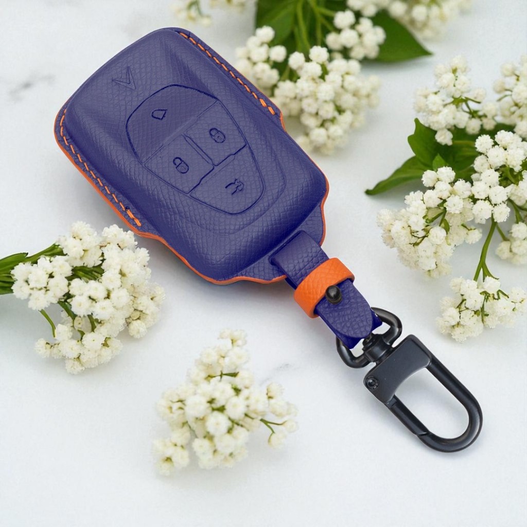 Epsom เคสกุญแจหนังแฮนด์เมดสําหรับ Vinfast E34, VF7, VF8, VF9