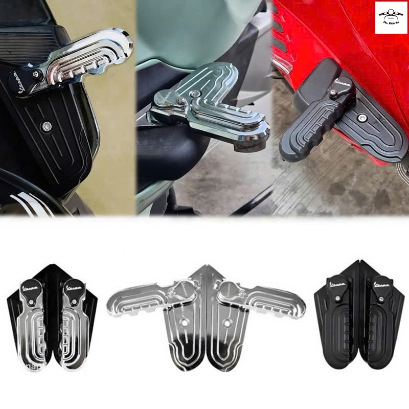 พักเท้า CNC สําหรับรุ่น Vespa Sprint Primavera LX S