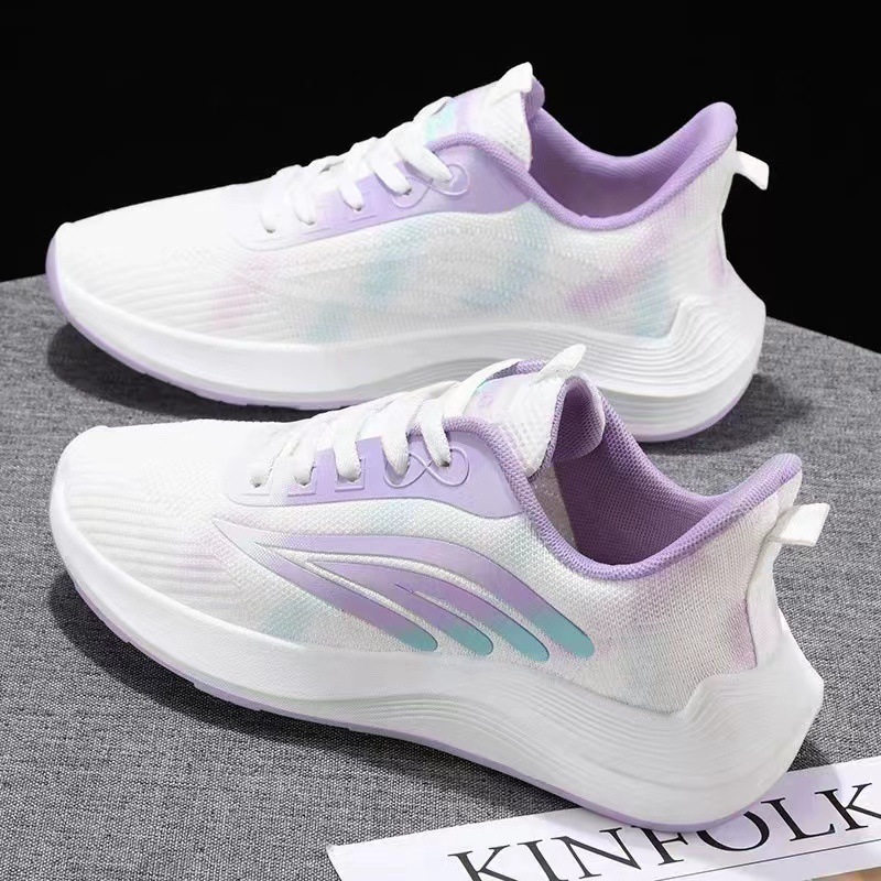 รองเท้าวิ่งผู้หญิงน้ําหนักเบาเป็นพิเศษสีสันสดใสที่พิกัดง่าย - Mai Nung Store