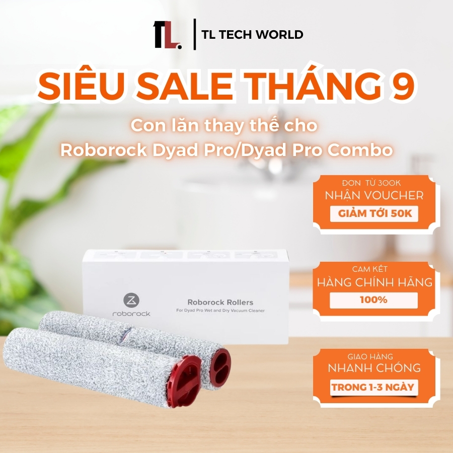 Roborock Dyad Pro/Dyad Pro Combo Replacement Roller - ของแท้ 100% กล่อง - TL Tech World