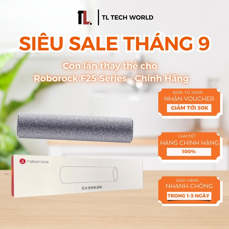 ลูกกลิ้งทดแทนสําหรับ Roborock F25/ F25 Combo - สินค้าแท้ - คุณภาพระดับพรีเมียม - TL Tech World