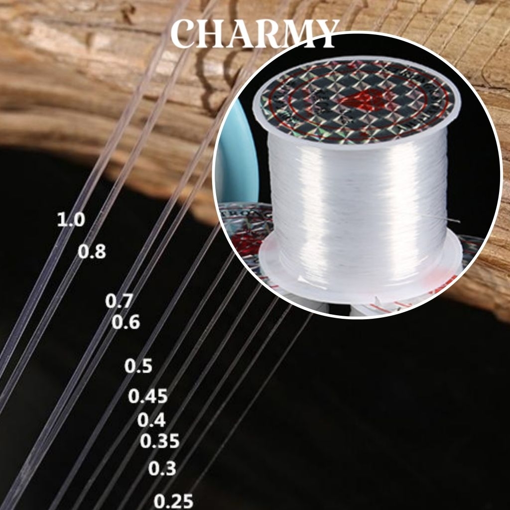 DCU Non-Elastic Monofilament Wire Roll (Good Type) ลวดใช้ร้อยลูกปัดทําสร้อยข้อมือ สร้อยคอ วัสดุพลาสต